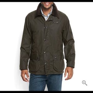 Barbour classic Waxed Jacket w/ removable hood